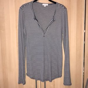 Socialite Long Sleeve Striped Top